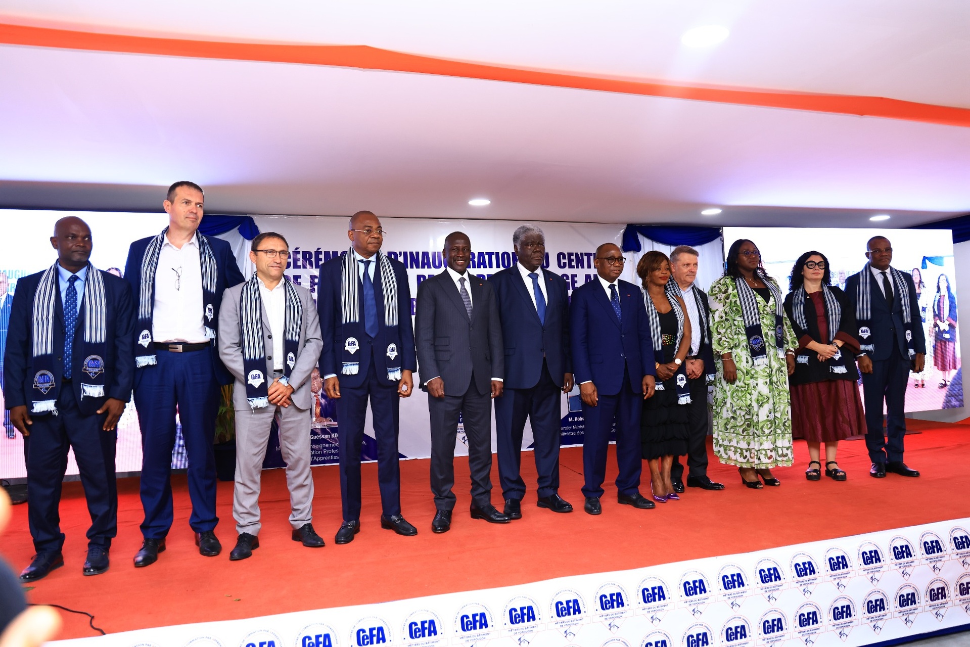 Cérémonie solennelle de rentrée du CeFA-Bâtiment de Yopougon : une pierre angulaire pour l’avenir de la formation professionnelle en Côte d’Ivoire